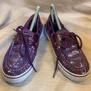 Sperry top-sider sequin loafers preloved